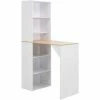 Acheter ✔️ SUPERMARKET Table De Bar Avec Armoire Blanc 115 X 59 X 200 Cm SUHB-280230 ❤️ -Table haute Boutique 63670295 1