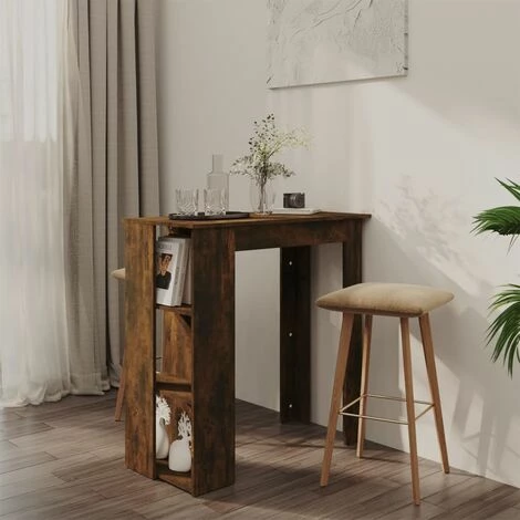 Top 10 ✔️ SUPERMARKET Table De Bar Avec étagère Chêne Fumé 102x50x103,5 Cm Aggloméré 👍 3 Top 10 ✔️ SUPERMARKET Table De Bar Avec étagère Chêne Fumé 102x50x103,5 Cm Aggloméré 👍