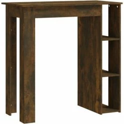 Top 10 ✔️ SUPERMARKET Table De Bar Avec étagère Chêne Fumé 102x50x103,5 Cm Aggloméré 👍 8 Top 10 ✔️ SUPERMARKET Table De Bar Avec étagère Chêne Fumé 102x50x103,5 Cm Aggloméré 👍 -Table haute Boutique 63672940 2