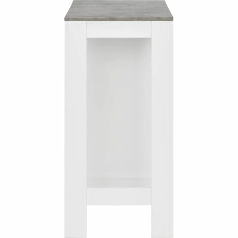 Budget 😉 SUPERMARKET Table De Bar Avec étagère Blanc 110x50x103 Cm SUHB-280214 🎁 6 Budget 😉 SUPERMARKET Table De Bar Avec étagère Blanc 110x50x103 Cm SUHB-280214 🎁 – Image 4