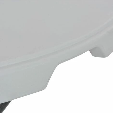 Budget 🧨 SUPERMARKET Table De Bar Pliante Blanc 80 X 110 Cm PEHD 👍 7 Budget 🧨 SUPERMARKET Table De Bar Pliante Blanc 80 X 110 Cm PEHD 👍 – Image 5