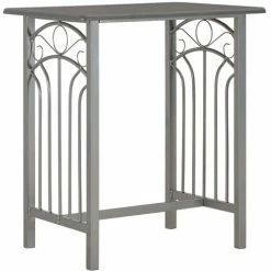 Nouveau 🛒 SUPERMARKET Ensemble De Bar 3 Pcs Bois Et Acier Anthracite 👍 8 Nouveau 🛒 SUPERMARKET Ensemble De Bar 3 Pcs Bois Et Acier Anthracite 👍 -Table haute Boutique 63676055 2