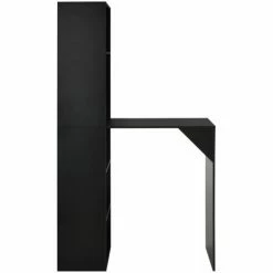 De gros ✨ SUPERMARKET Table De Bar Avec Armoire Noir 115 X 59 X 200 Cm 🔥 8 De gros ✨ SUPERMARKET Table De Bar Avec Armoire Noir 115 X 59 X 200 Cm 🔥 -Table haute Boutique 63677632 2