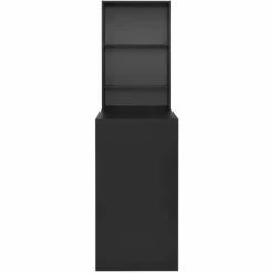 De gros ✨ SUPERMARKET Table De Bar Avec Armoire Noir 115 X 59 X 200 Cm 🔥 9 De gros ✨ SUPERMARKET Table De Bar Avec Armoire Noir 115 X 59 X 200 Cm 🔥 -Table haute Boutique 63677632 3