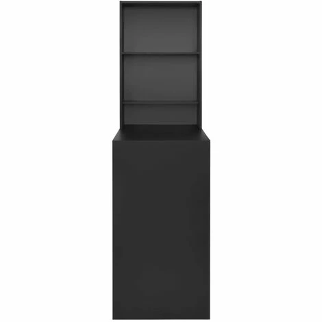 De gros ✨ SUPERMARKET Table De Bar Avec Armoire Noir 115 X 59 X 200 Cm 🔥 5 De gros ✨ SUPERMARKET Table De Bar Avec Armoire Noir 115 X 59 X 200 Cm 🔥 – Image 3