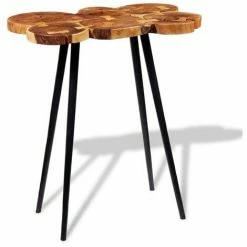 De gros ⌛ SUPERMARKET Table De Bar Bois D'acacia Massif 90 X 60 X 110 Cm 🎁 -Table haute Boutique 63678924 2