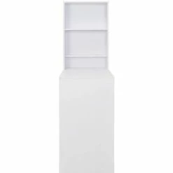 Vente flash 🧨 SUPERMARKET Table De Bar Avec Armoire Blanc 115 X 59 X 200 Cm SUHB-280227 🌟 -Table haute Boutique 63679977 3