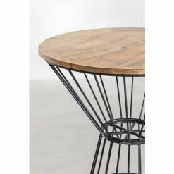 Coupon 💯 Table Haute De Bar Ronde Bienny (Ø62 Cm) SKLUM - Noir 🛒 -Table haute Boutique 64178519 3