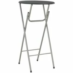 Promo 🔔 PESCE Tables De Bar 4 Pcs Noir 60x112 Cm MDF 🤩 -Table haute Boutique 64872052 2