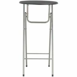 Promo 🔔 PESCE Tables De Bar 4 Pcs Noir 60x112 Cm MDF 🤩 -Table haute Boutique 64872052 3