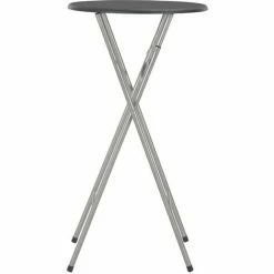 Promo 🔔 PESCE Tables De Bar 4 Pcs Noir 60x112 Cm MDF 🤩 -Table haute Boutique 64872052 4