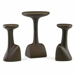 Le moins cher 🤩 PLUST Table D'appoint Haute Ronde Pour Tabourets 99 Cm Polyéthylène Design Armillaria T1 | Couleur: Noir 🌟 10 Le moins cher 🤩 PLUST Table D'appoint Haute Ronde Pour Tabourets 99 Cm Polyéthylène Design Armillaria T1 | Couleur: Noir 🌟 -Table haute Boutique 65877677 4