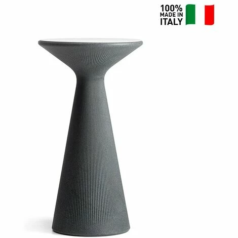 Vente flash ⌛ PLUST Table D'appoint Haute Ronde 111cm Pour Tabourets De Bar Extérieur Design Moderne Fade T2-H Plus | Couleur: Gris Foncé - Couleur De La Table: Blanc ✨ 4 Vente flash ⌛ PLUST Table D'appoint Haute Ronde 111cm Pour Tabourets De Bar Extérieur Design Moderne Fade T2-H Plus | Couleur: Gris Foncé - Couleur De La Table: Blanc ✨ – Image 2