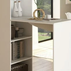 Nouveau 😀 Mange-debout „Lukas" Blanc Vicco 🔥 -Table haute Boutique 66209312 5