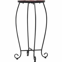 Acheter ✨ DOC&ET² Tables Mosaïque 3 Pcs Terre Cuite Et Blanc Céramique - Brun ⌛ -Table haute Boutique 67315527 5