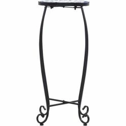 Le moins cher ❤️ DOC&ET² Tables Mosaïque 3 Pcs Bleu Et Blanc Céramique - Bleu 😉 -Table haute Boutique 67316718 5