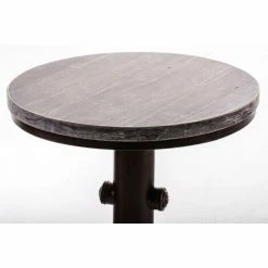 Tout neuf 😉 DéCOSHOP26 Table Haute Table De Bar Style Industriel Hauteur Réglable Bronze Vieilli - Noir ⌛ -Table haute Boutique 6742018 3