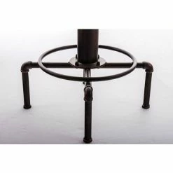 Tout neuf 😉 DéCOSHOP26 Table Haute Table De Bar Style Industriel Hauteur Réglable Bronze Vieilli - Noir ⌛ -Table haute Boutique 6742018 4