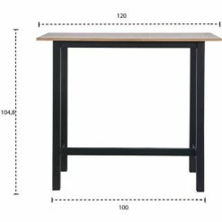 Vente flash ✔️ AUTRES KALI Table De Bar Placage Chene Avec Piétement En Acacia Massif - L 120 X P 60 X H 105 Cm 🔥 10 Vente flash ✔️ AUTRES KALI Table De Bar Placage Chene Avec Piétement En Acacia Massif - L 120 X P 60 X H 105 Cm 🔥 -Table haute Boutique 67422324 4