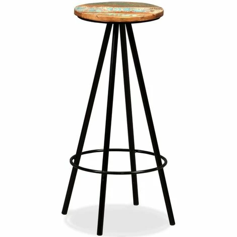 Meilleure affaire 🧨 Ensemble De Bar 3 Pcs Bois De Récupération Massif VidaXL ❤️ 7 Meilleure affaire 🧨 Ensemble De Bar 3 Pcs Bois De Récupération Massif VidaXL ❤️ – Image 5
