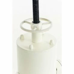 Tout neuf 😉 DéCOSHOP26 Table Haute Table De Bar Style Industriel Hauteur Réglable Repose-pieds Blanc - Blante 🎁 -Table haute Boutique 9577726 4