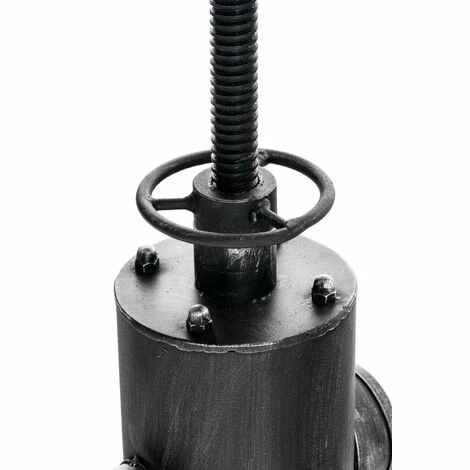 Nouveau ❤️ DéCOSHOP26 Table Haute Table De Bar Style Industriel Hauteur Réglable Repose-pieds Argenté - Argentéer 💯 5 Nouveau ❤️ DéCOSHOP26 Table Haute Table De Bar Style Industriel Hauteur Réglable Repose-pieds Argenté - Argentéer 💯 – Image 3