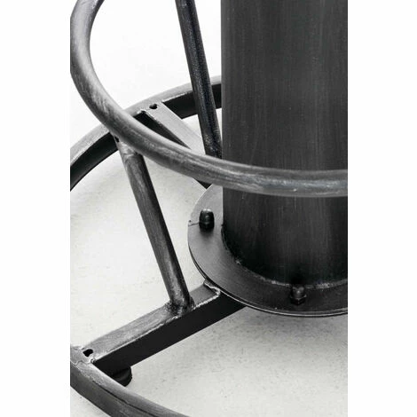 Nouveau ❤️ DéCOSHOP26 Table Haute Table De Bar Style Industriel Hauteur Réglable Repose-pieds Argenté - Argentéer 💯 6 Nouveau ❤️ DéCOSHOP26 Table Haute Table De Bar Style Industriel Hauteur Réglable Repose-pieds Argenté - Argentéer 💯 – Image 4